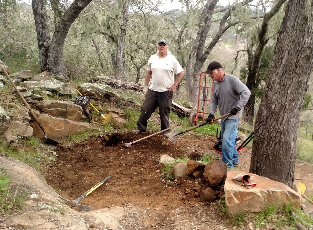 Dave and Pat resloping Switchback Turn #5